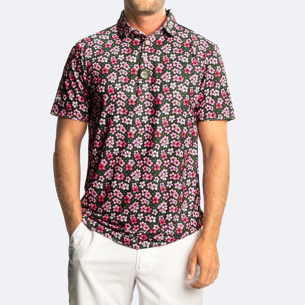 Birdieboss Golf Azaleas Polo NWT XL